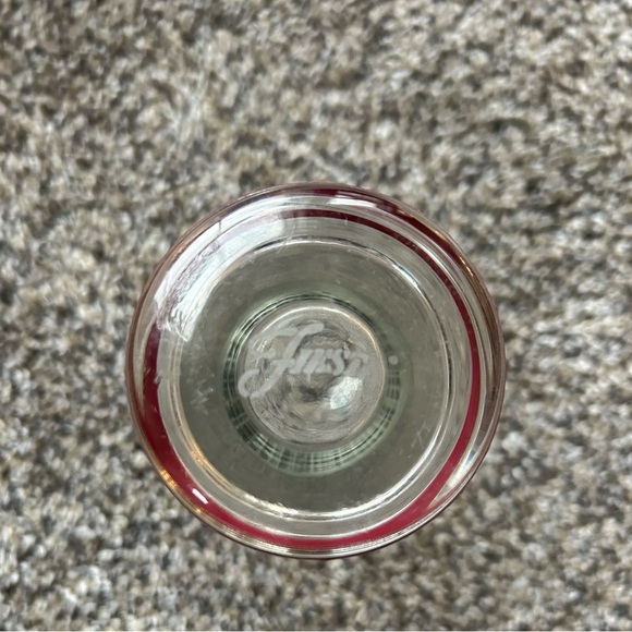 Fiesta Vintage pink ringed drinking glass replacement glassware - Picture 4 of 7